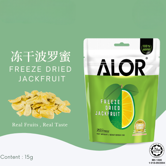 JACKFRUIT ALOR Mini Pack of Nutritious Freeze-Dried Fruits Jackfruit (15 g)