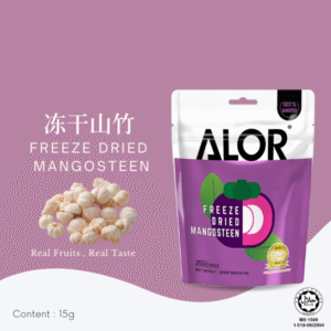 ALOR Mini Pack of Nutritious Freeze-Dried Fruits Mangosteen (15 g)